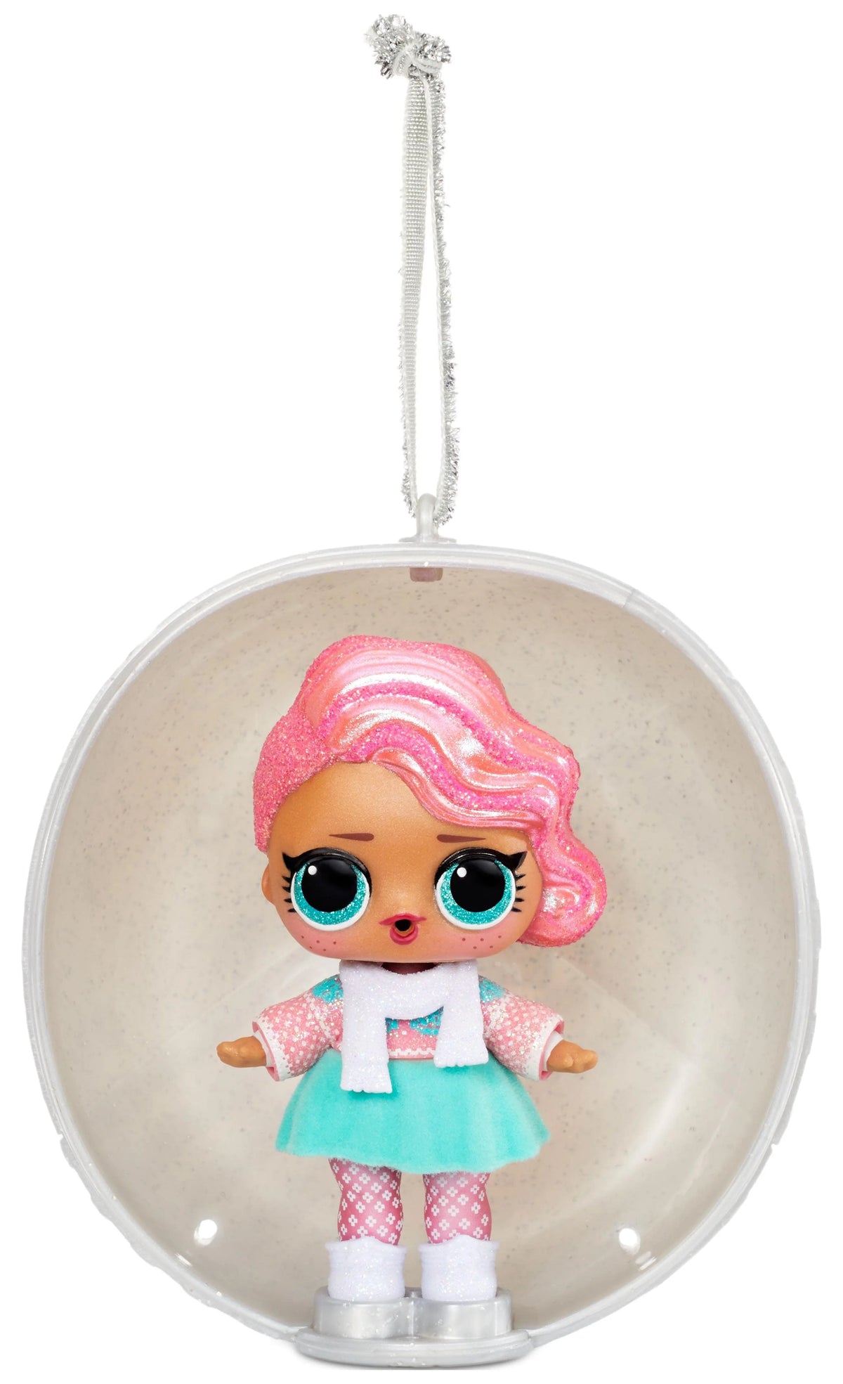 LOL Surprise Winter Chill Dolls With 8 Surprises Including Collectible Doll, Fashions, Doll Accessories, Holiday Ornament Reusable Packaging D82803