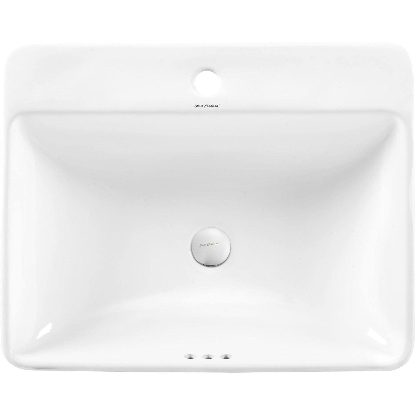 Rectangular Vessel Sink (White) I753