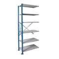 Blue 7 Shelf Shelving Unit Add-On, 36 inch W x 24 inch D x 87 inch H C8097