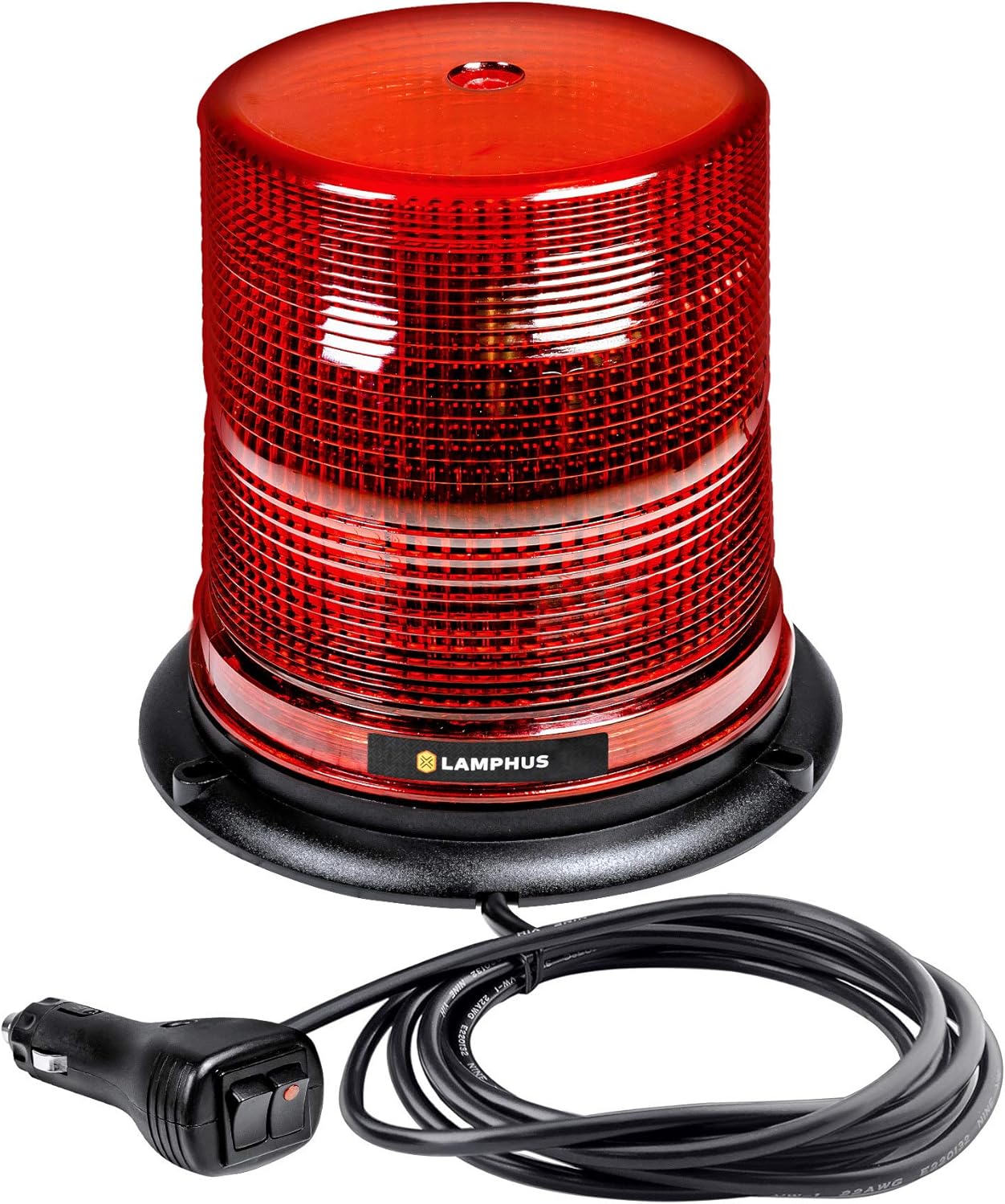 5" 12W Amber LED Flashing Beacon Light, SAE Class 1, Pack of 2 V934274
