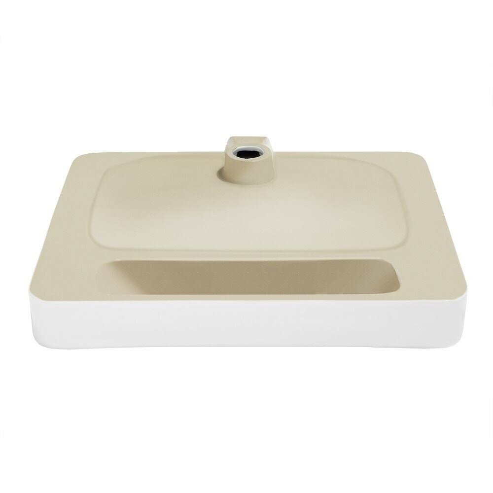 Rectangular Vessel Sink (White) I753