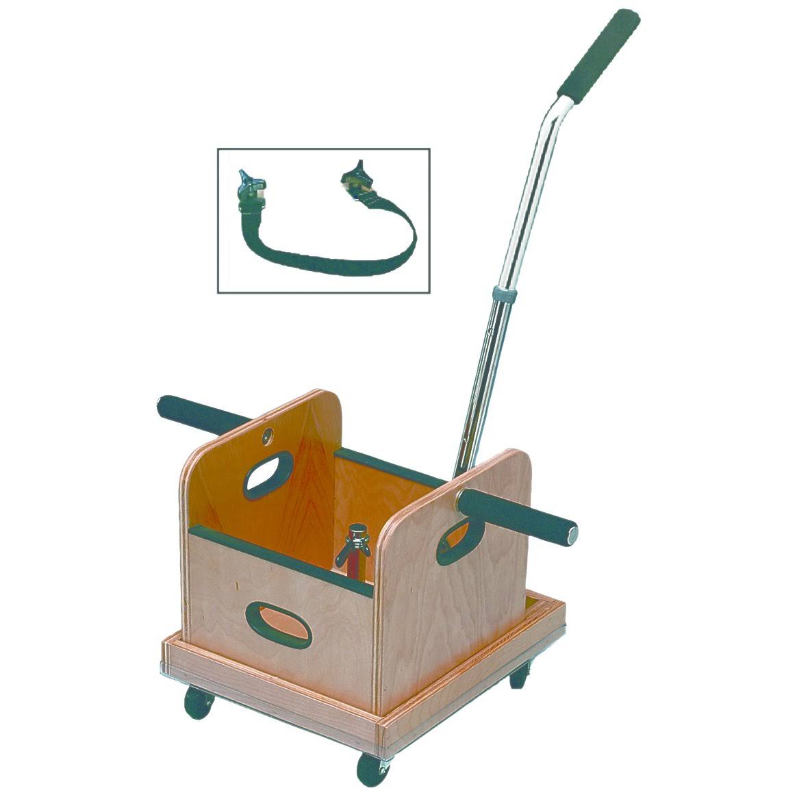 Mobile Weighted Cart with Straight Handle and Accessory Box R11351