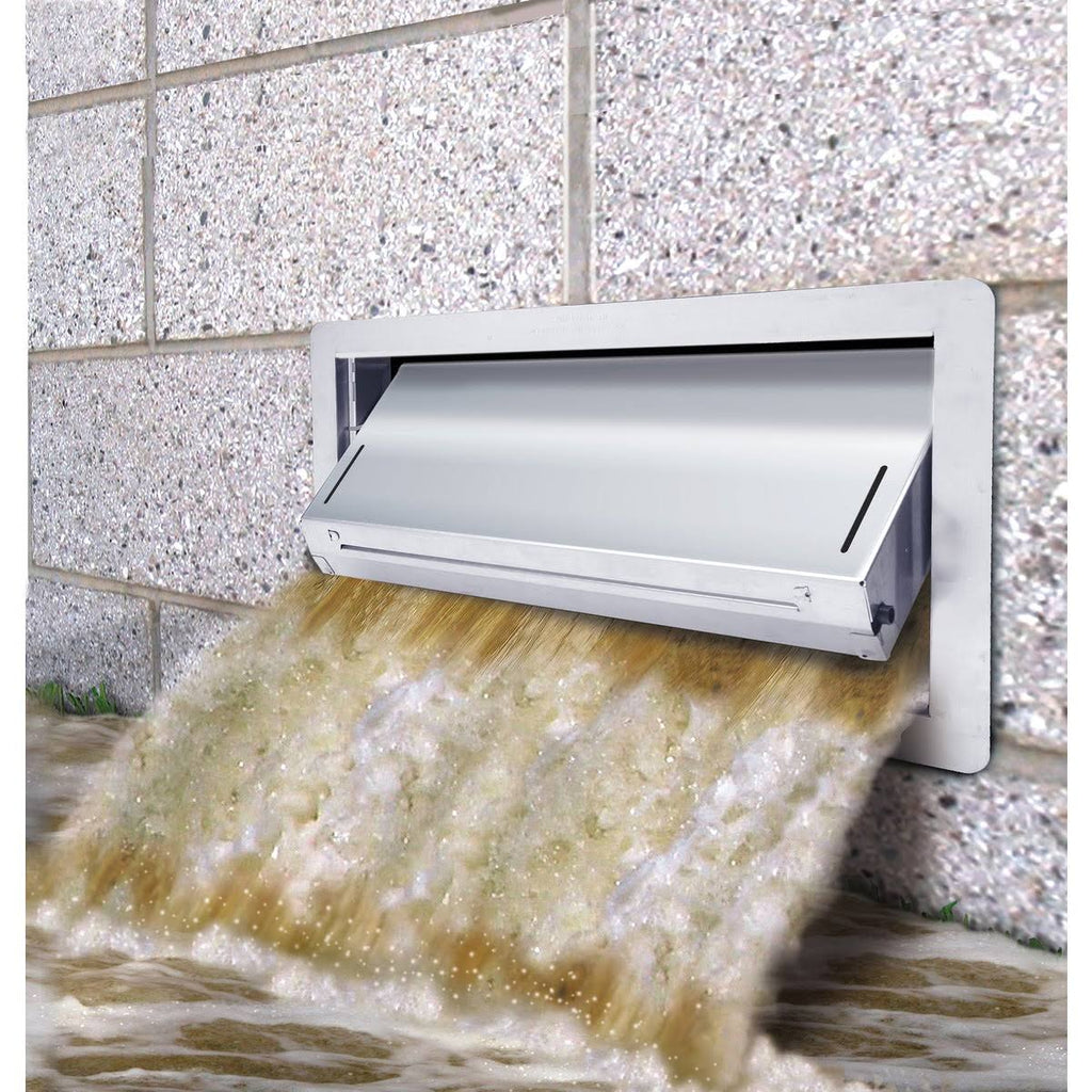 16 in. x 8 in. Insulated Flood Vent M575