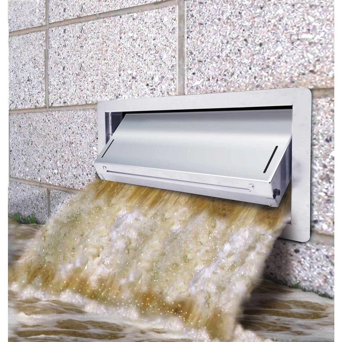 16 in. x 8 in. Insulated Flood Vent M575