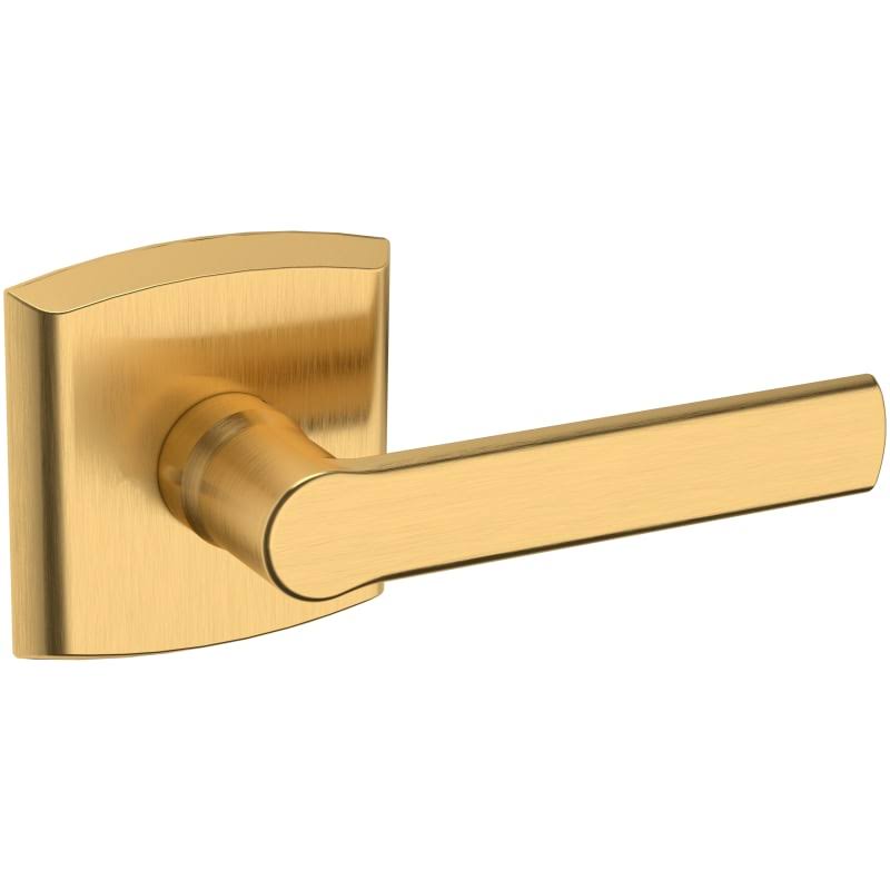 Satin Brass Full Dummy Lever Set V683500