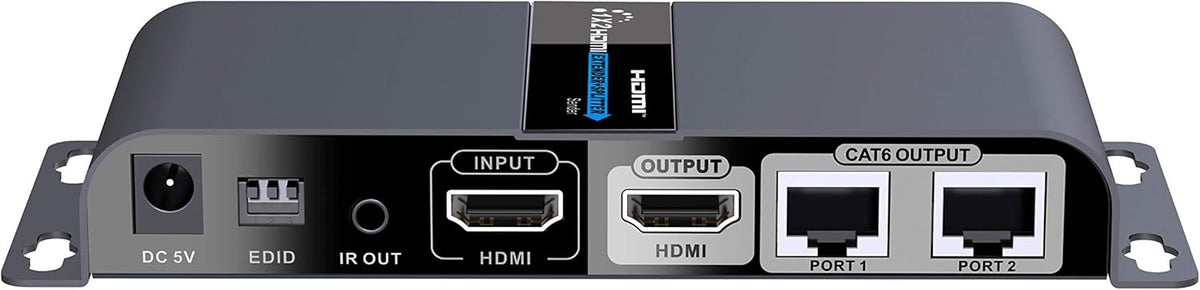 1080P 1x2 HDMI Splitter Over Cat6 Extender with IR X8685