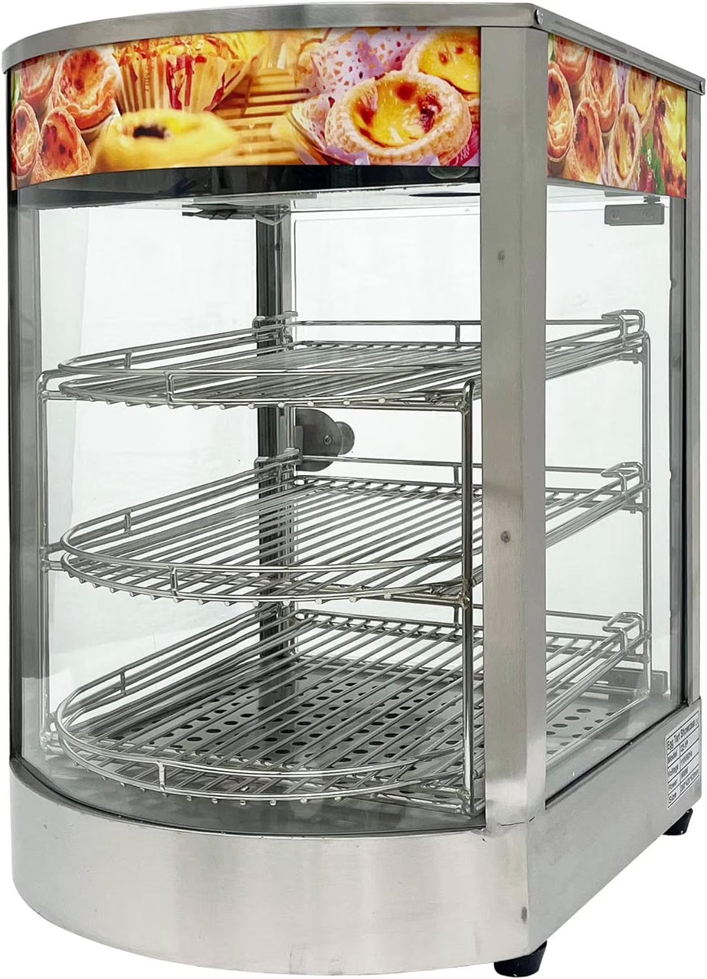 3 Tiers Stainless Steel Heated Cabinet H74592