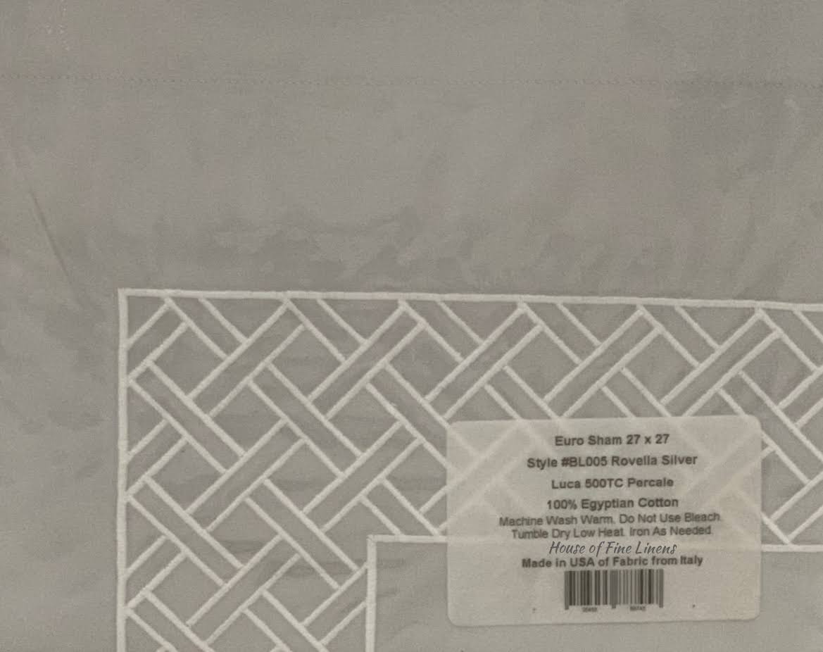 500 TC Egyptian Cotton Percale Euro Sham P903253