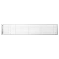 White-Gloss Solid Aluminum Fixed Bar Supply/Return Air Vent Grille B124