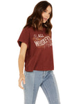 Rust Copper Short Sleeve Graphic Tee R826519
