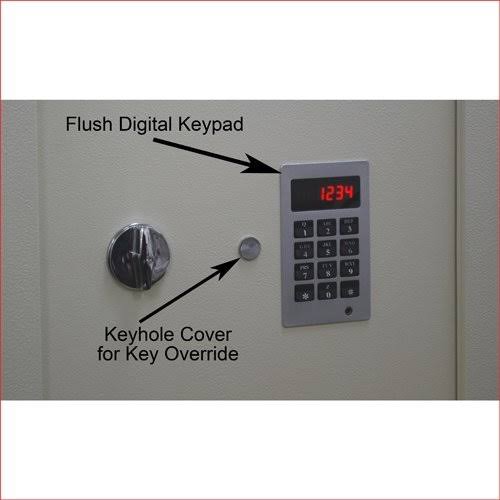 Fire Resistant Electronic Wall Safe X707058
