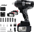 1/2-inch Brushless Impact Wrench with Detent Pin Anvil, 2 Battery 4.0A Li-ion, 600N W190330