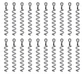20 Pack 18 inches Steel Earth Auger Tent Stakes Ground Screw Anchor G74446