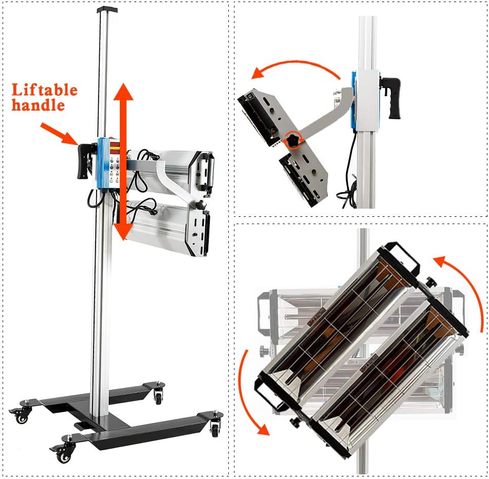 2000W Infrared Paint Curing Lamp with Stand V62702