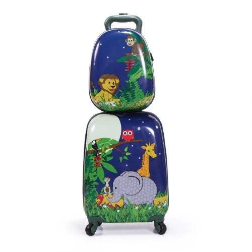 White 2pc Hard Side Carry On Luggage Set Y594