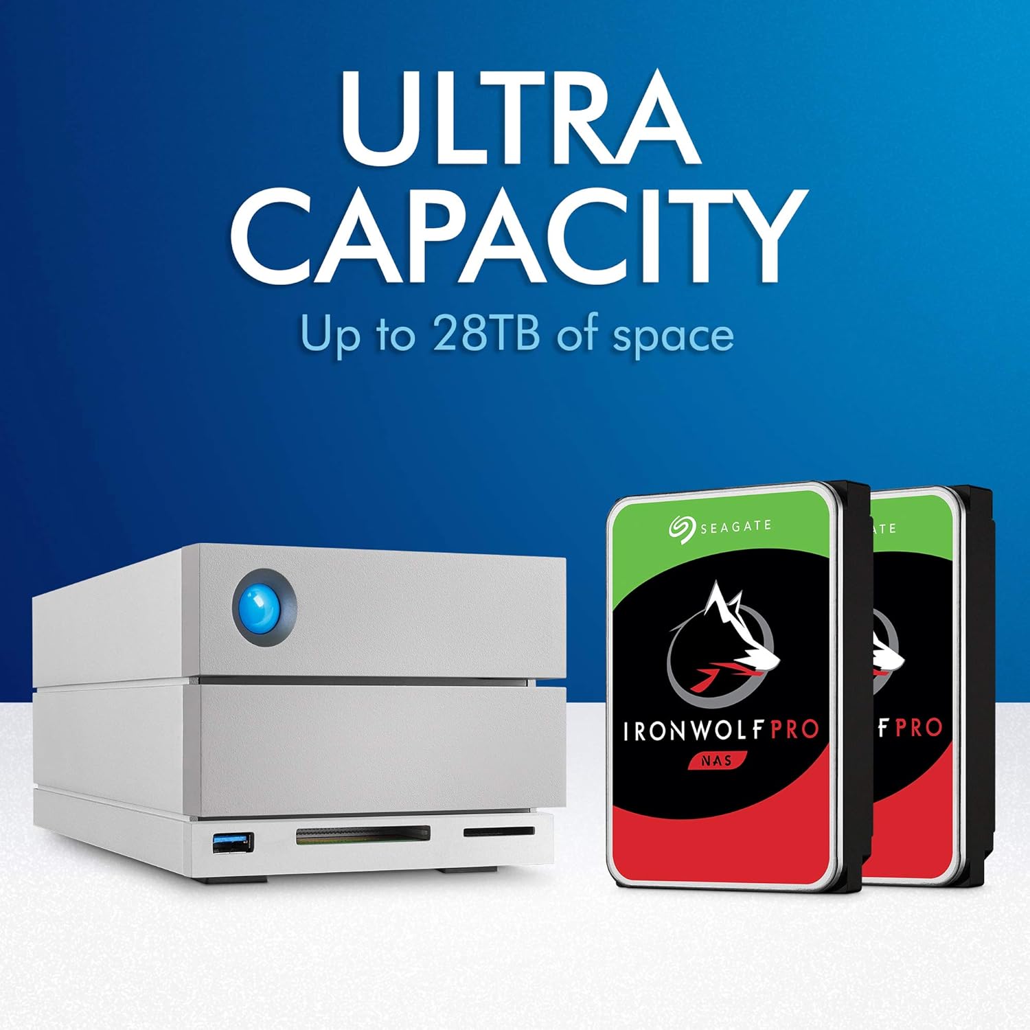 8TB External RAID Hard Drive HDD with Thunderbolt 3 USB-C USB 3.0 A367