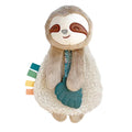 Sloth Lovey with Teether, Ribbons, Crinkle Sound, Sherpa Fabric, Minky Plush C415