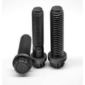 1 1/8-12 x 4 Fine Thread 12-Point Flange Screw Alloy Steel Thermal Black Oxide Pk 10 G3133