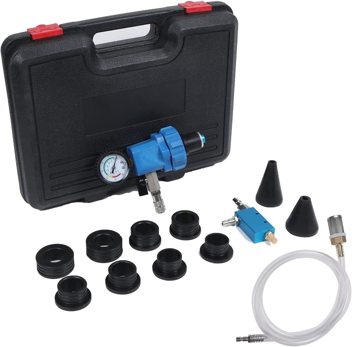 Coolant Vacuum Refill Kit with 8 Rubber Sleeves & 2 Adapter Cone Plug G626881