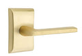 Satin Brass Passage Lever Set C21858