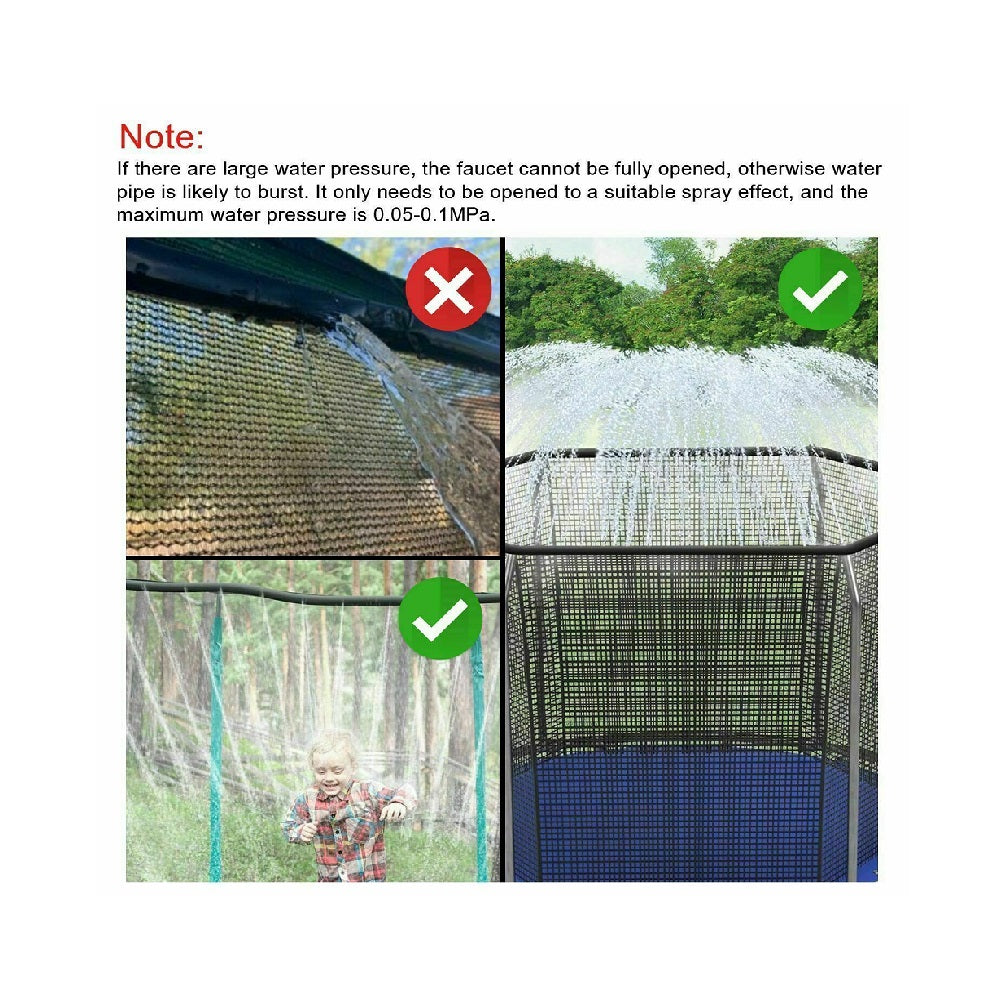 49ft Trampoline Sprinkler Outdoor Water Toy N308