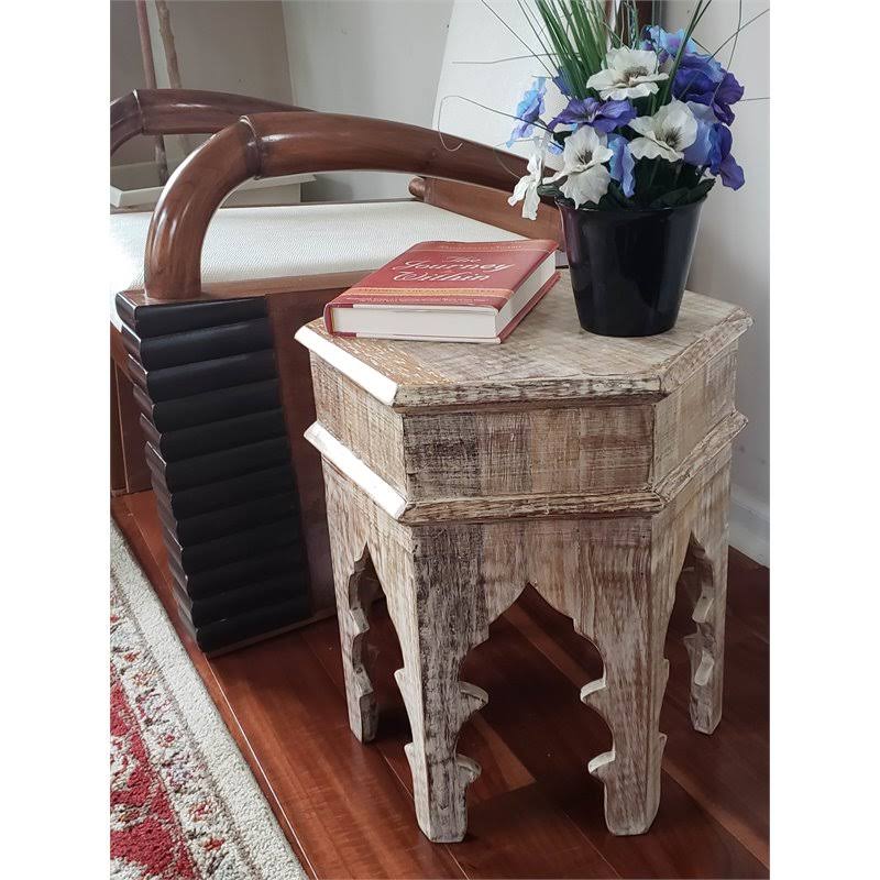 Sandy Brown Moroccan Style Side Table R2294
