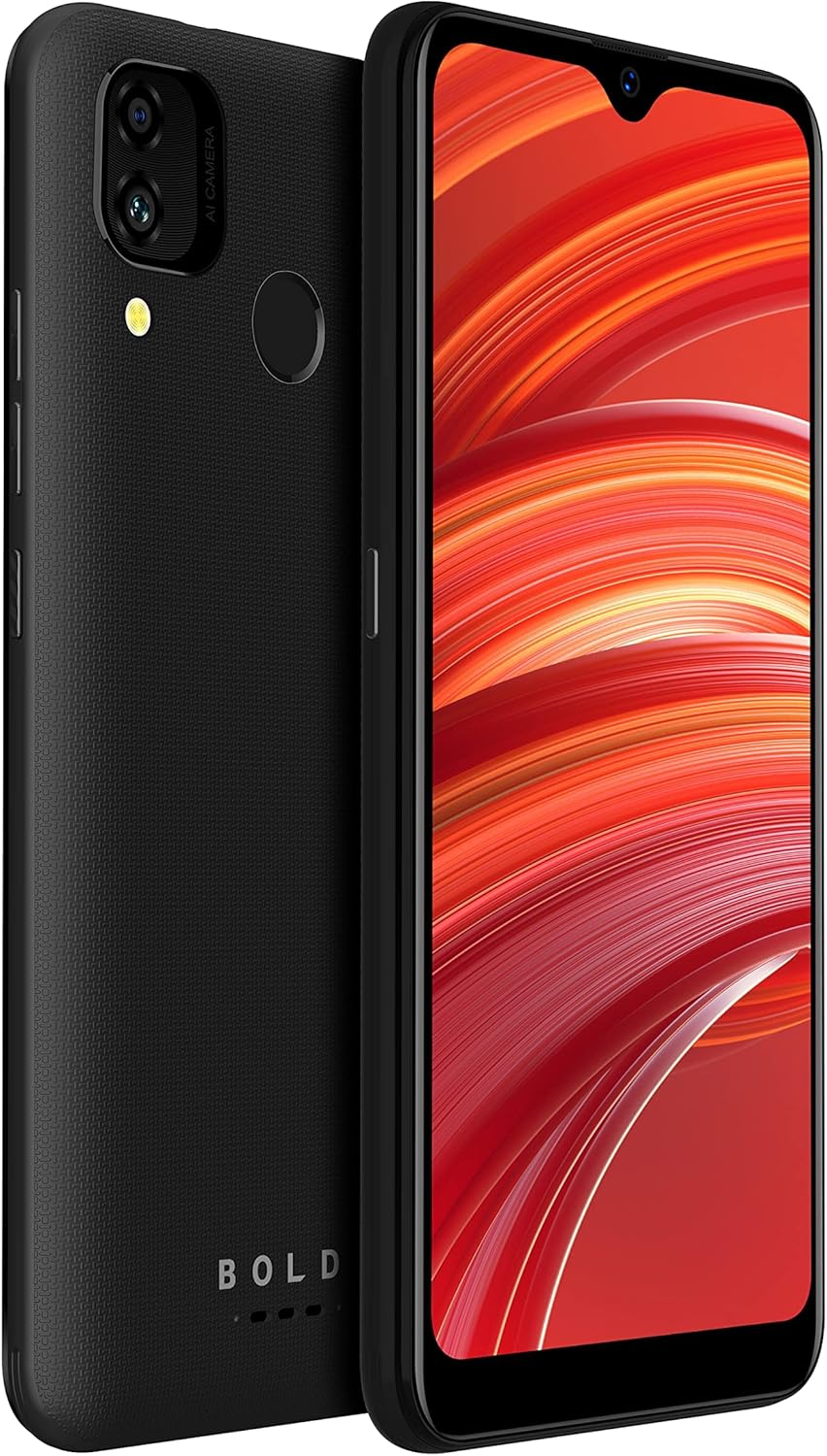 Black 6.1” HD+ Infinity Display 32 GB Dual 13MP Camera Unlocked Phone Pack of 2 O808