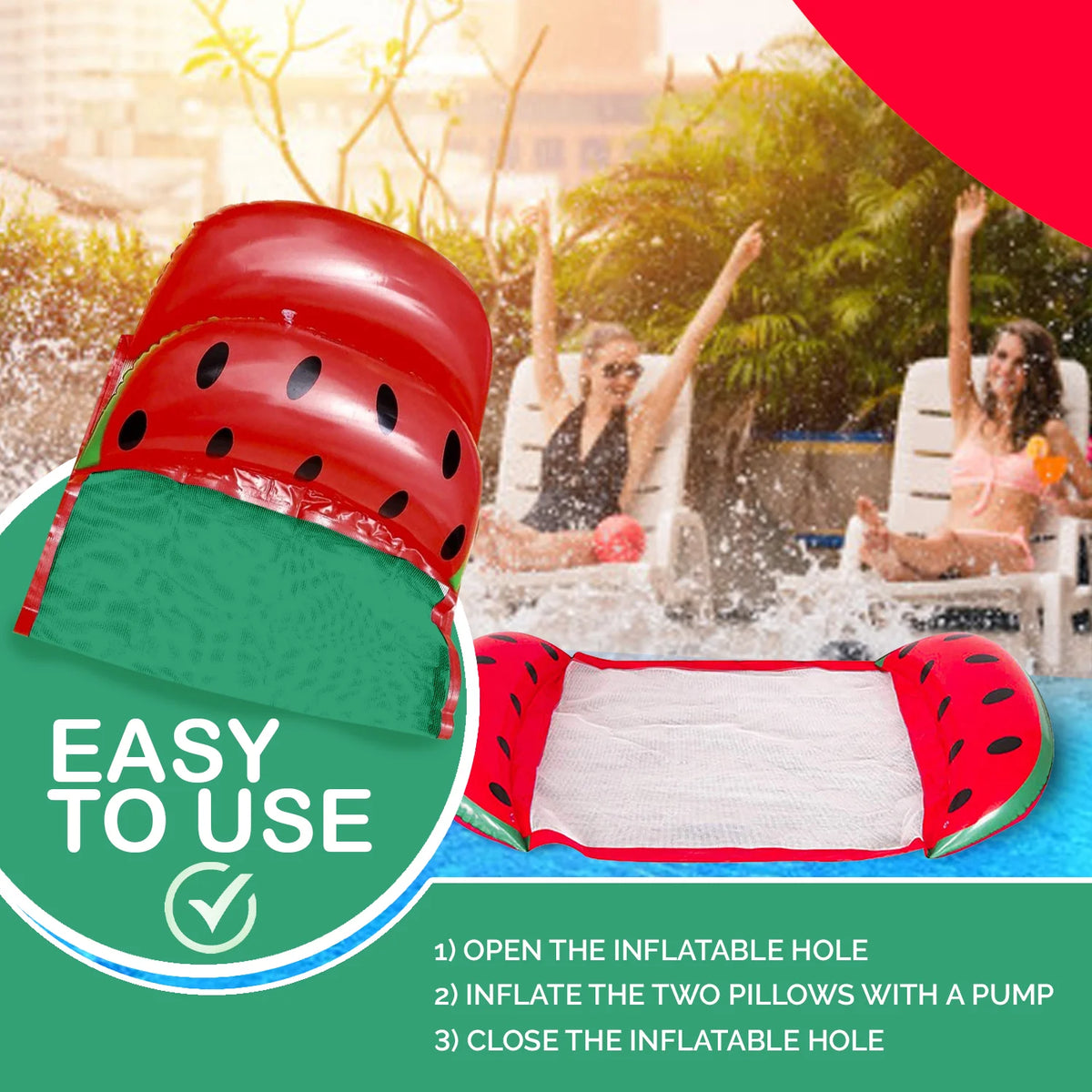 Water Hammock Pool Float U53483
