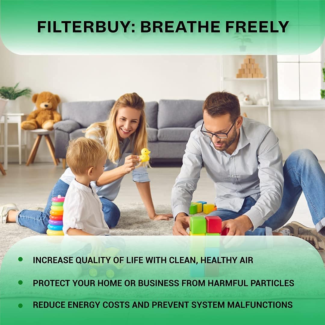 14x14x1 MERV 11 Pleated HVAC Air Filter (6-Pack) B650
