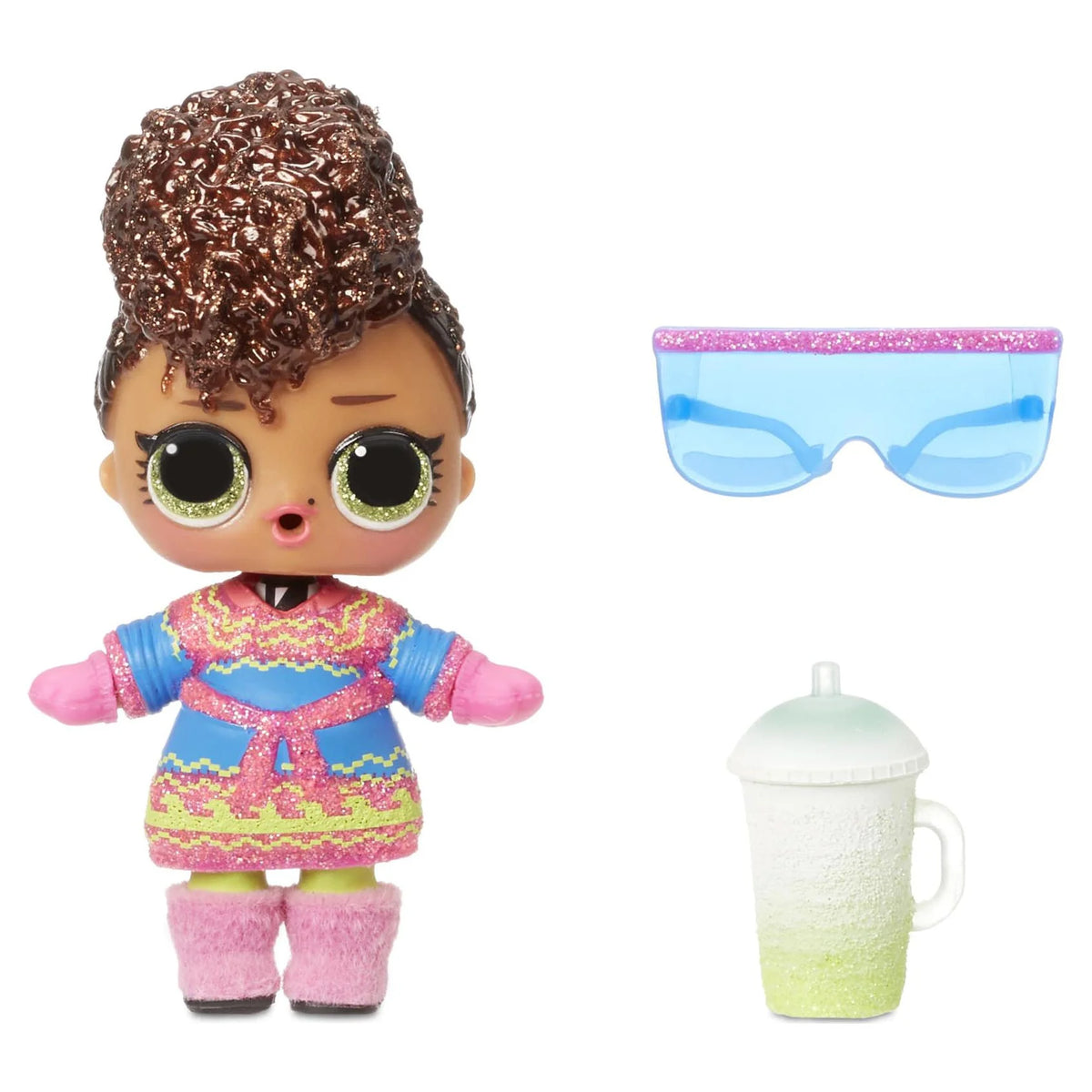 LOL Surprise Winter Chill Dolls With 8 Surprises Including Collectible Doll, Fashions, Doll Accessories, Holiday Ornament Reusable Packaging D82803