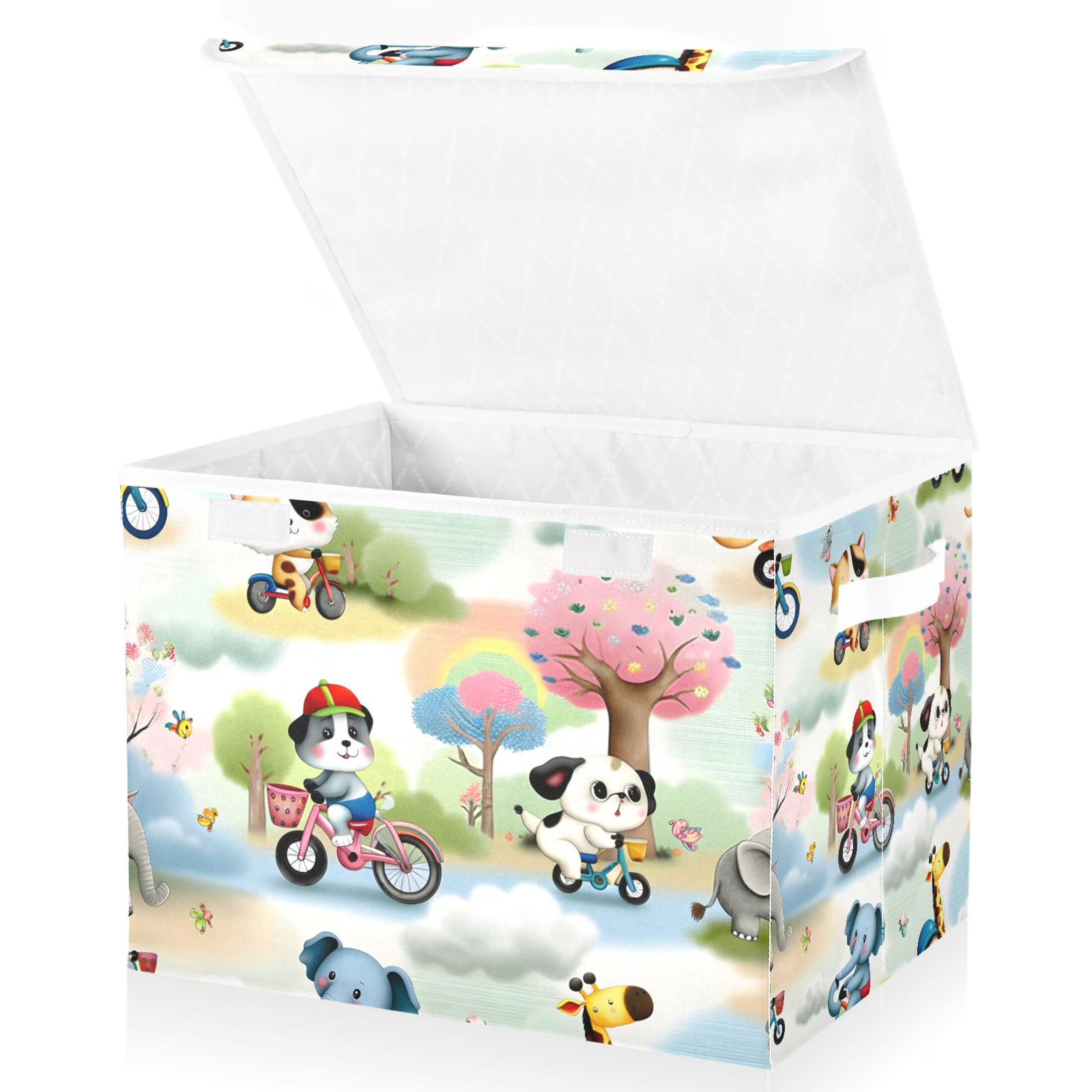 Foldable Storage Baskets with Lids W222