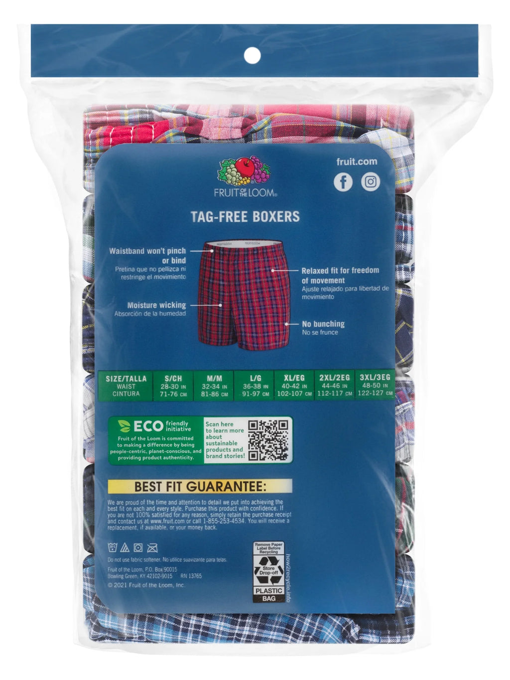 6 Pack Woven Boxers P69238