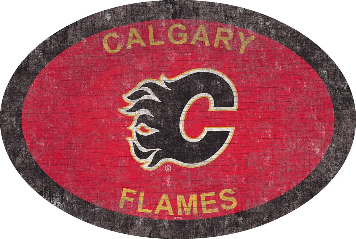 46x22 Team Color Oval Sign D9827