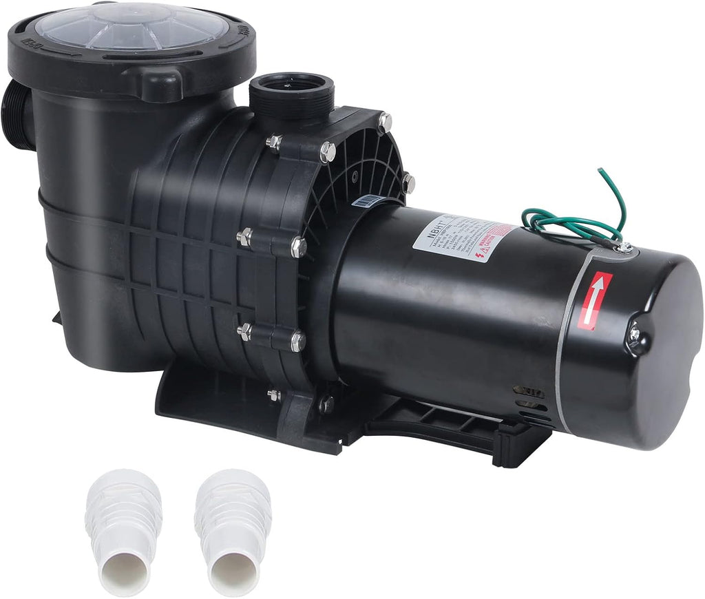 2HP Dual Volt Pool Pump with Strainer I92112