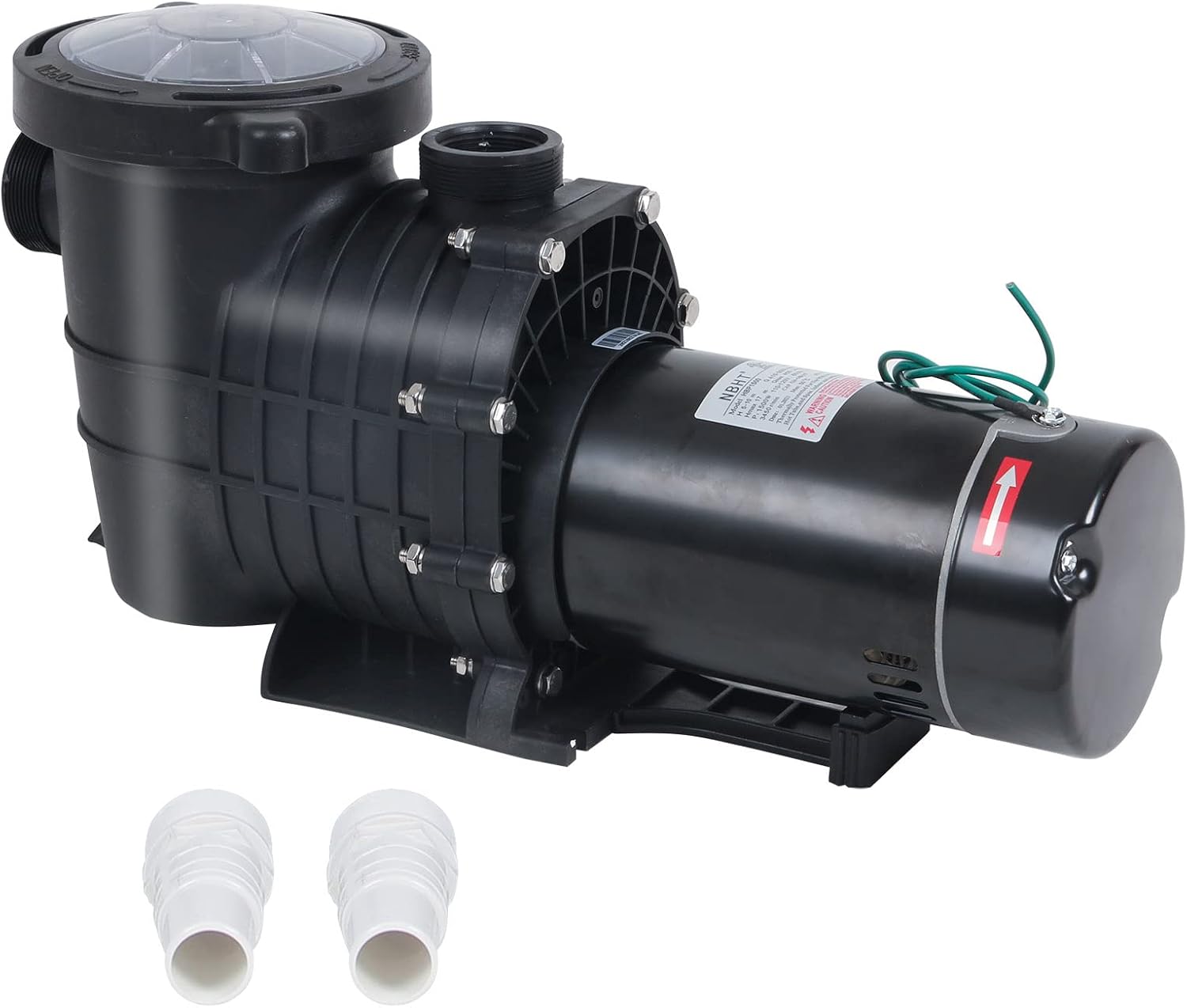2HP Dual Volt Pool Pump with Strainer I92112