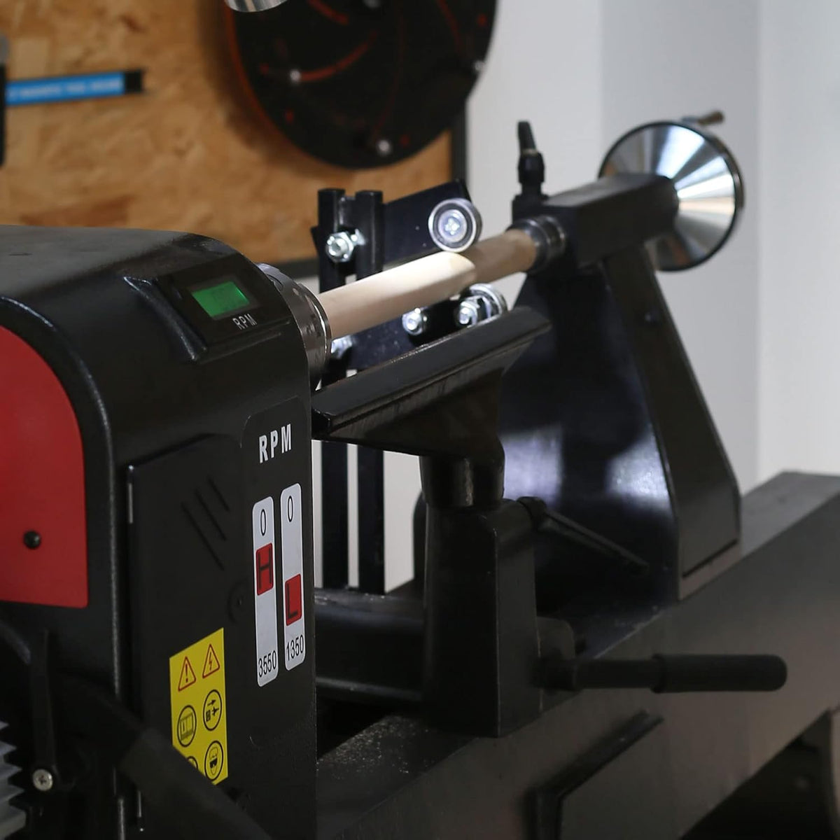 Wood Lathe Steady Rest with Three Metal Fixing Wheels B835