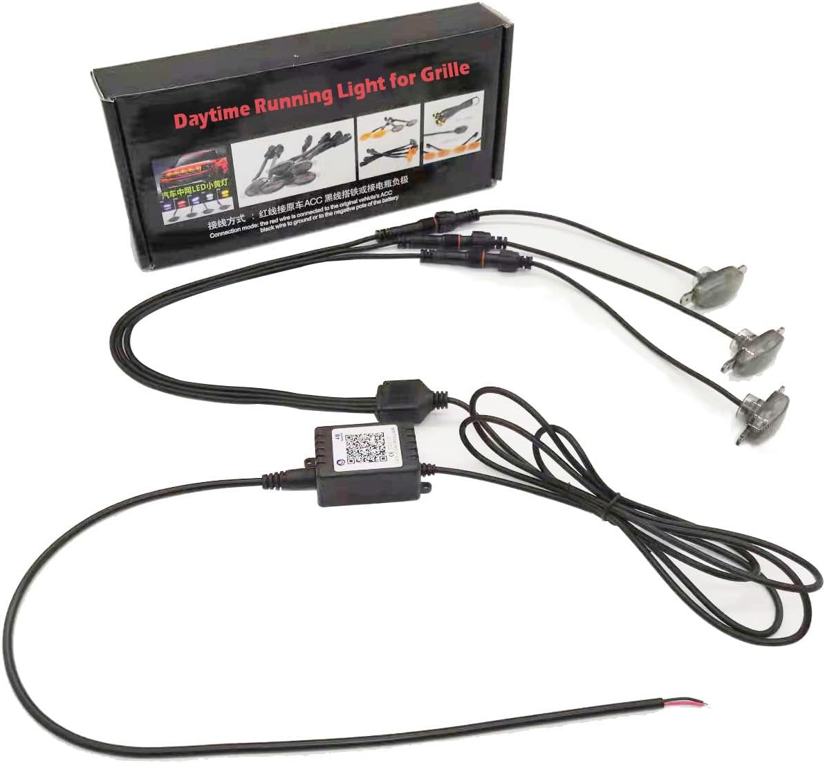 4Pcs Under Glow LED Neon Light Strip Set for Car C6653