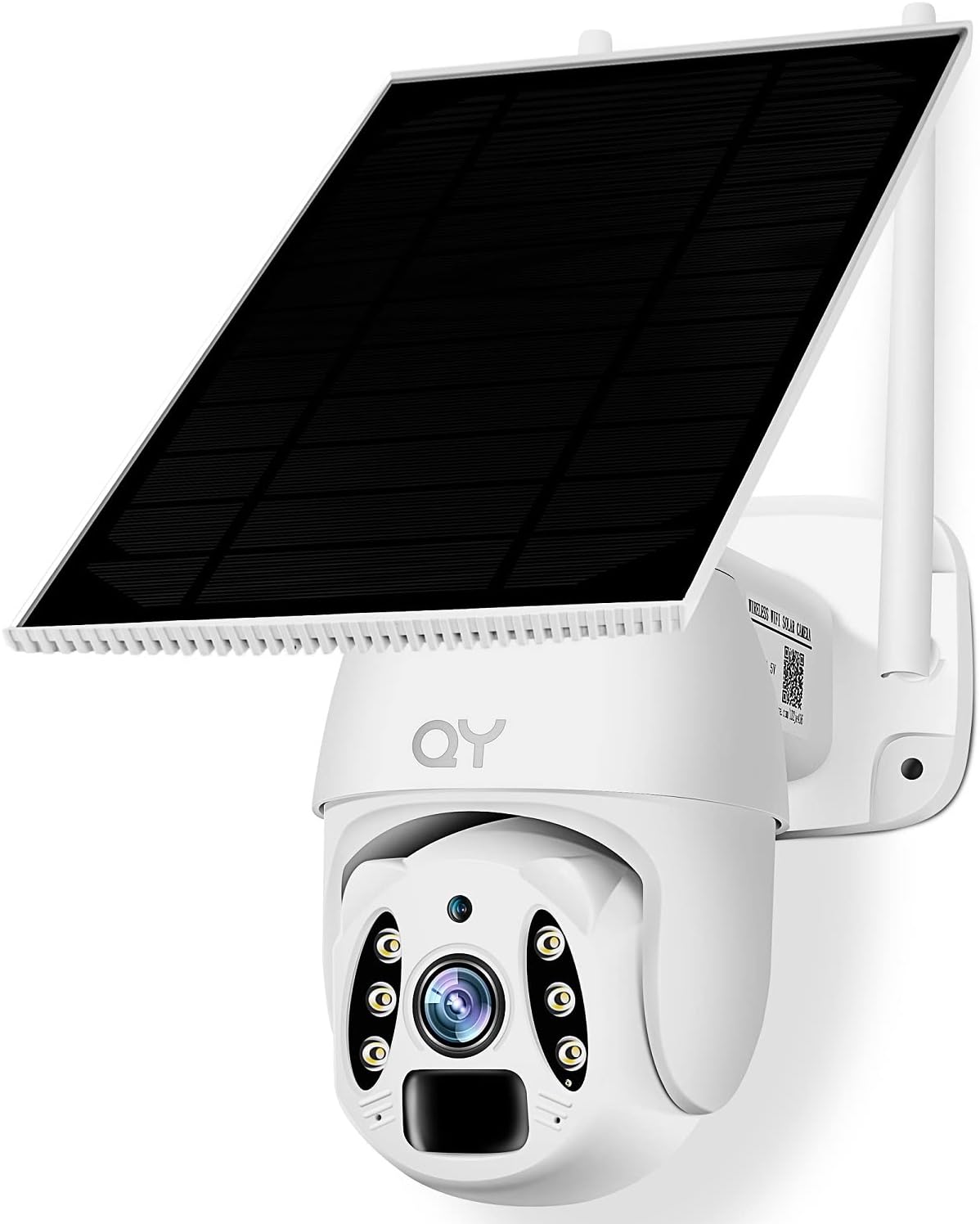 3 MP Wireless Pan & Tilt Security Camera with Motion Detection, 2-Way Audio, Color Night Vision, IP67 Waterproof M19926