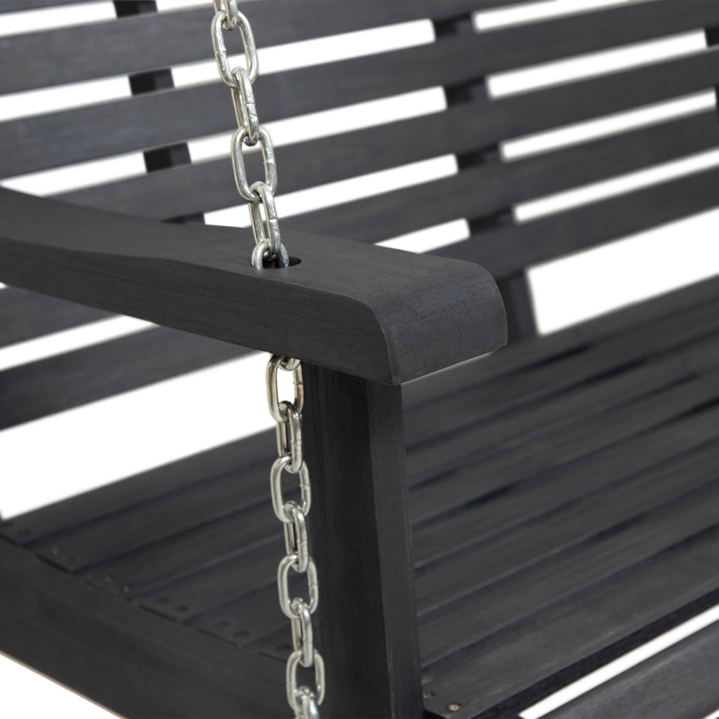 Acacia Wood Patio Porch Swing F902