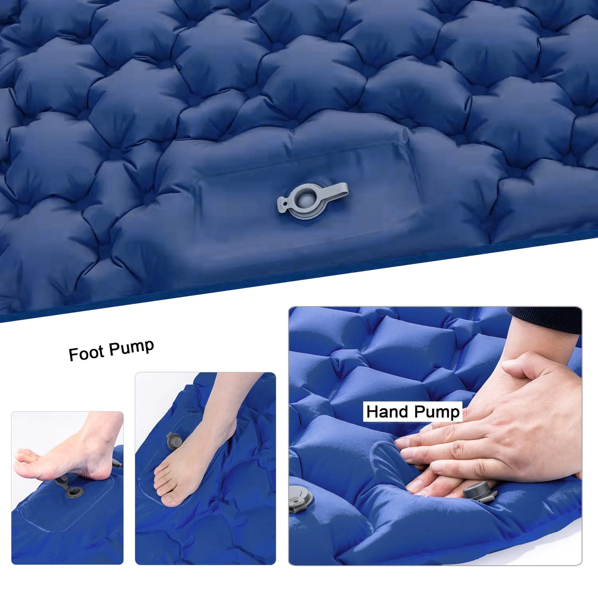 2 Person Waterproof Camping Mat with Air Pillow F49284