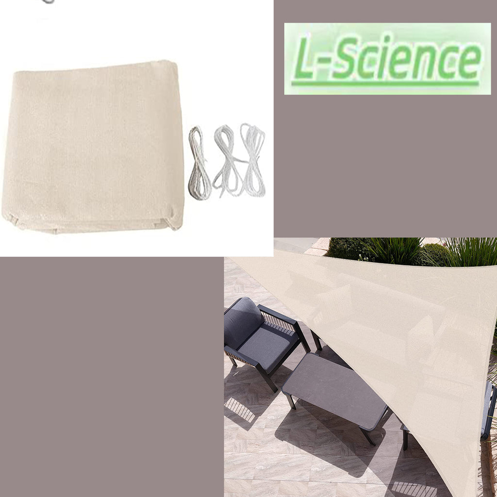 Sun Shade Sail Right Triangle UV Block Patio Canopy L9780