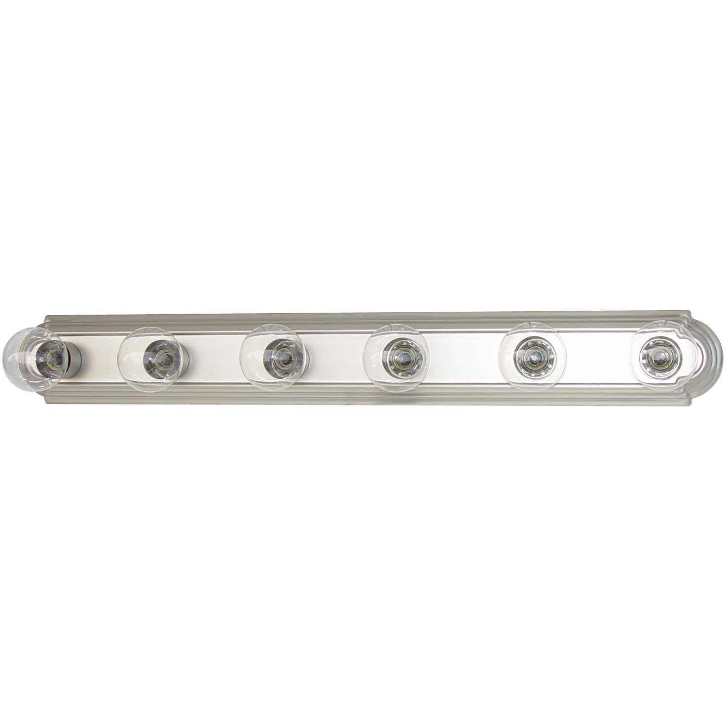 Matte Nickel 6 Light Vanity R62190