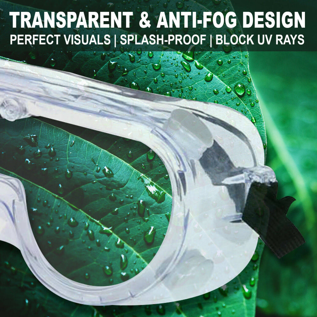 Clear Anti Fog Anti Scratch Safety Goggles I455