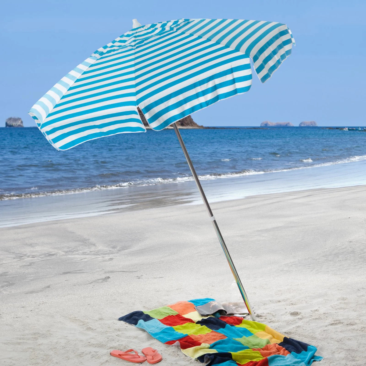 6 ft. Aluminum Beach Umbrella U61635