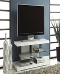 White Contemporary TV Console R9067