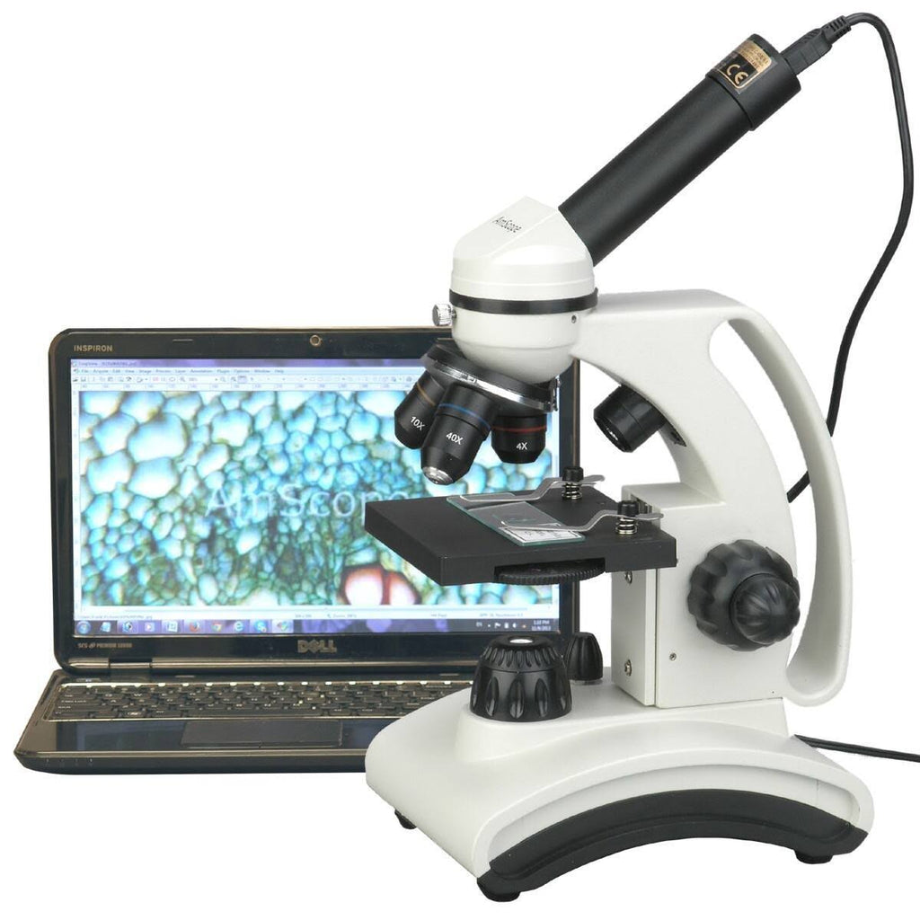 40X-1000X 2MP Digital Biological Microscope with Slide Set S7913