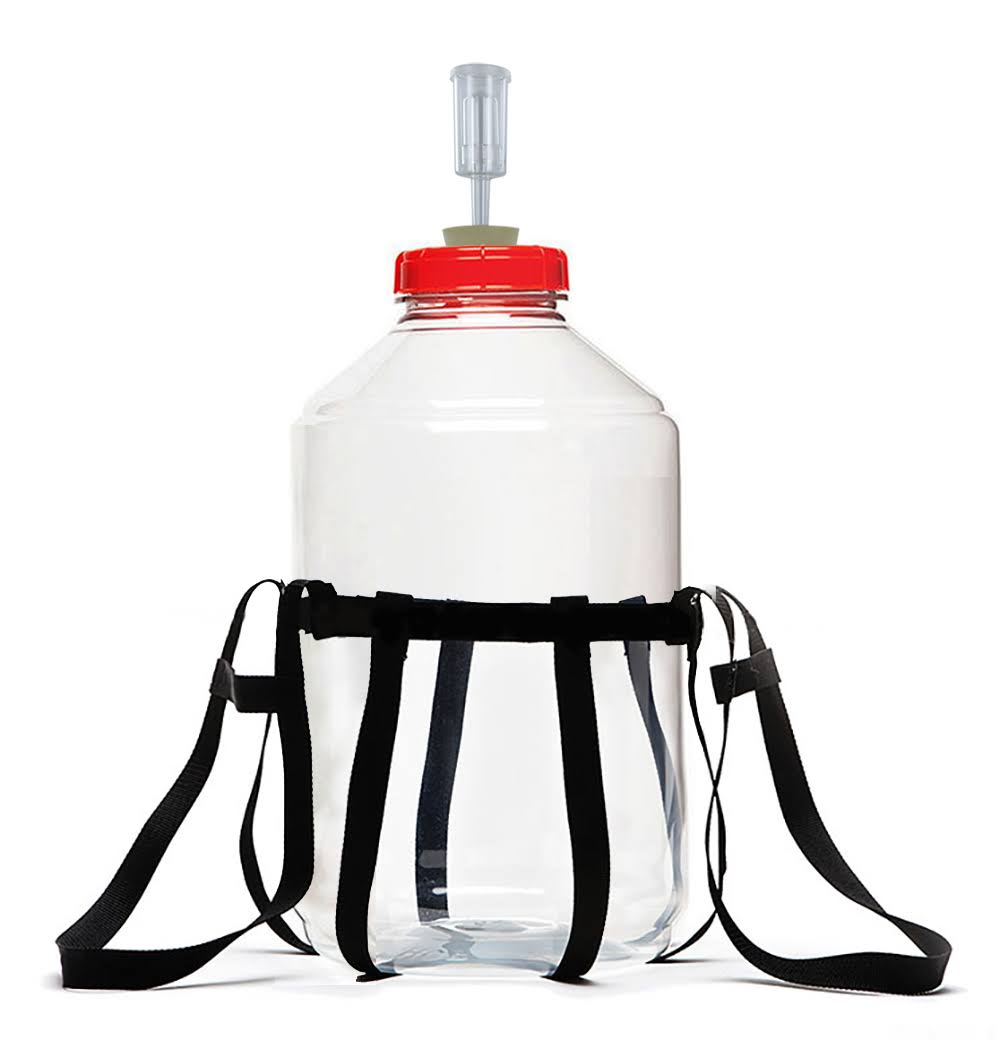 6gal Carboy Carrier with Stopper and Airlock G5512