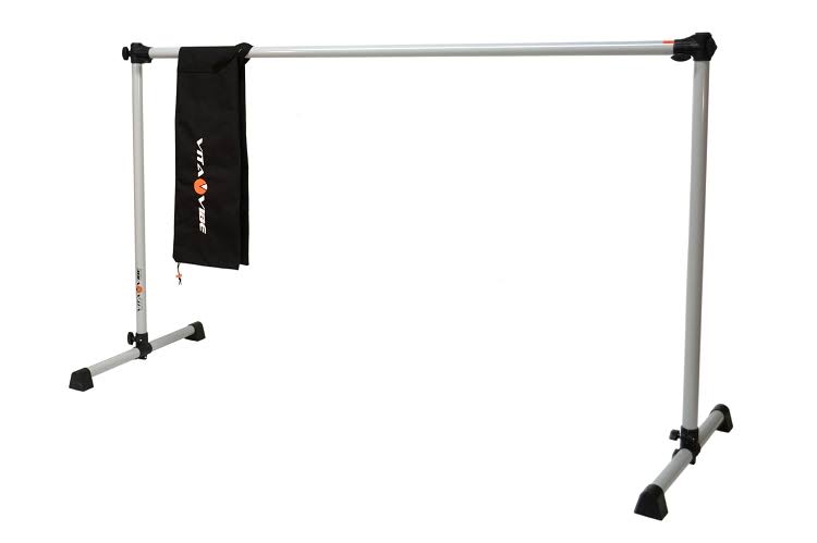 Aluminum Double Bar Freestanding Ballet Barre, 7 Foot M353