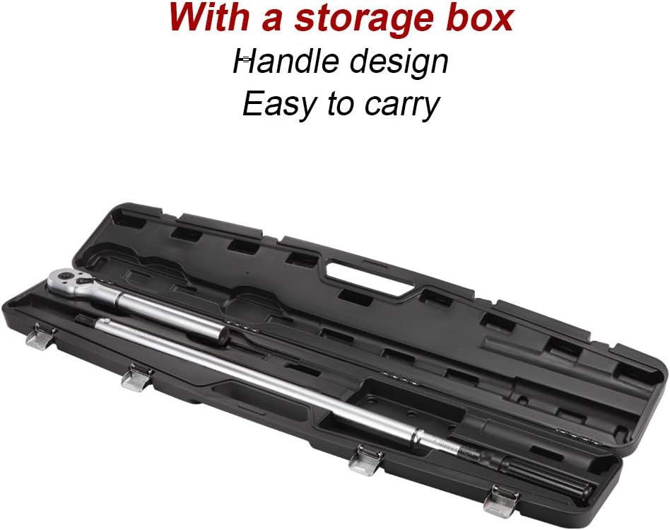 3/4-inch Drive Click Torque Wrench Set with Buckle with Screwdriver L246