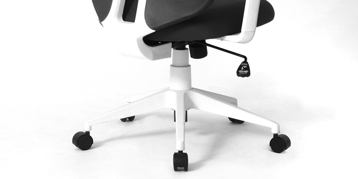 Ergonomic Swivel Office Chair with Lumbar Adjust (Black) L27146